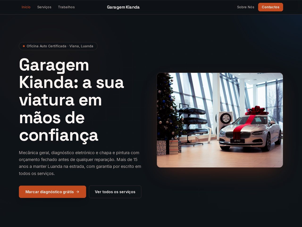 Capa de Garagem Kianda