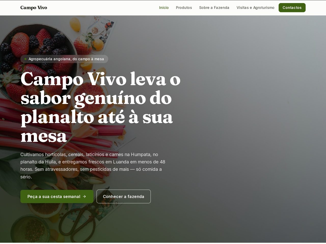 Capa de Campo Vivo