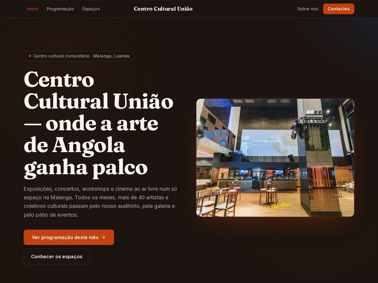 Capa de Centro Cultural União