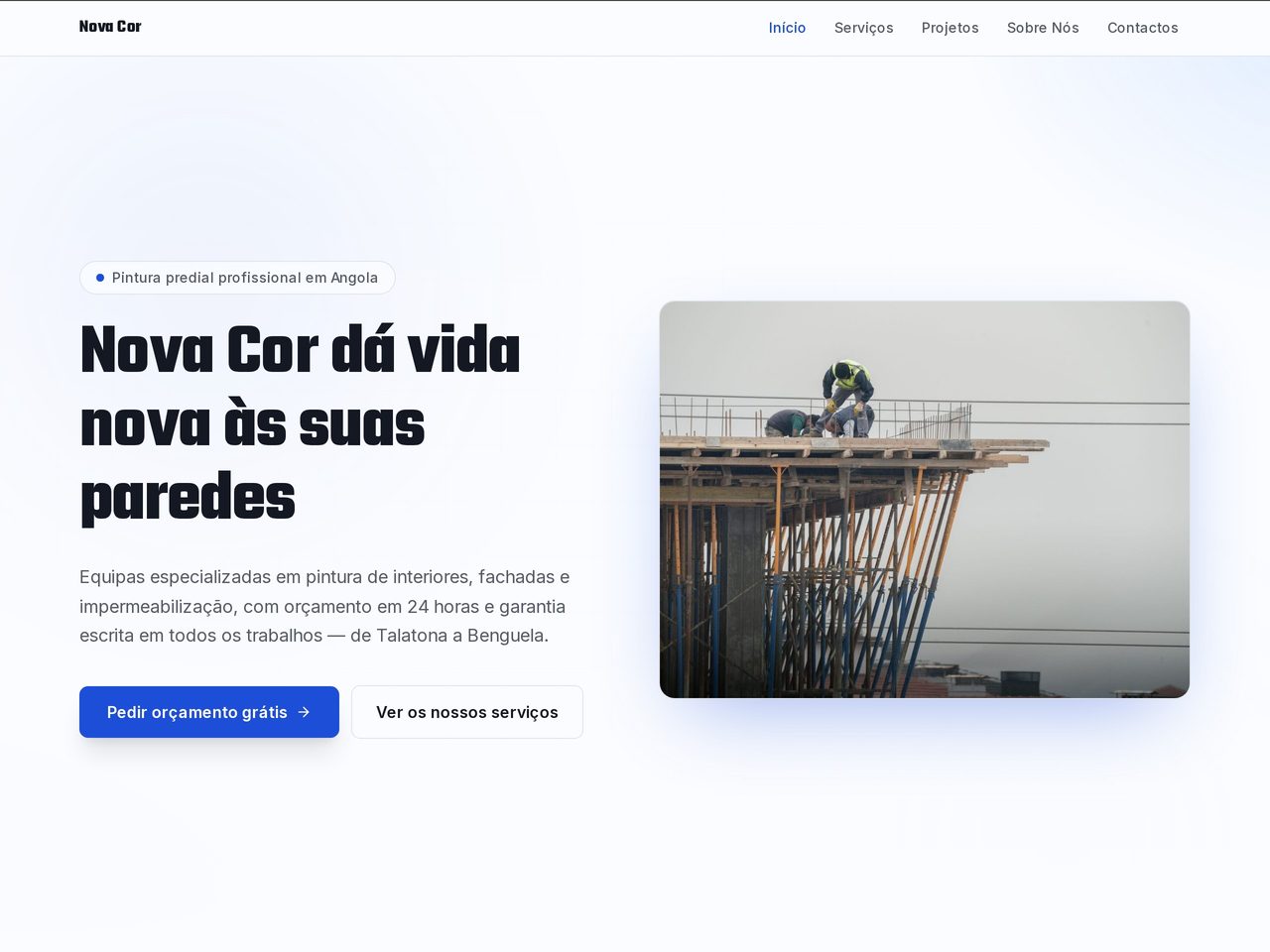 Capa de Nova Cor