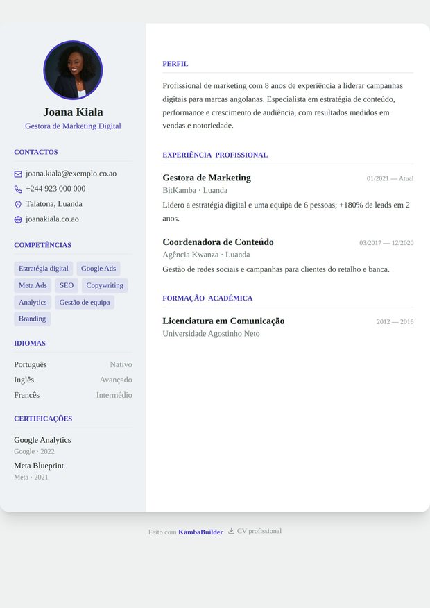Modelo de currículo Secretariado Executivo