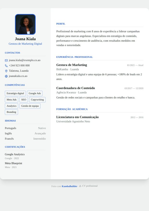Modelo de currículo Experiência em Timeline