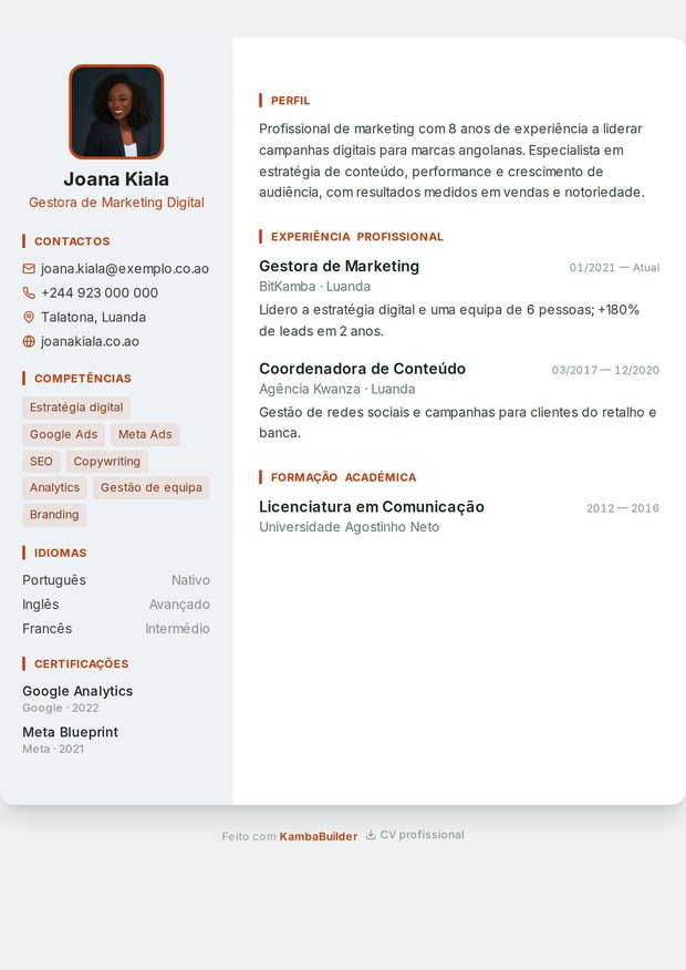 Modelo de currículo Médico