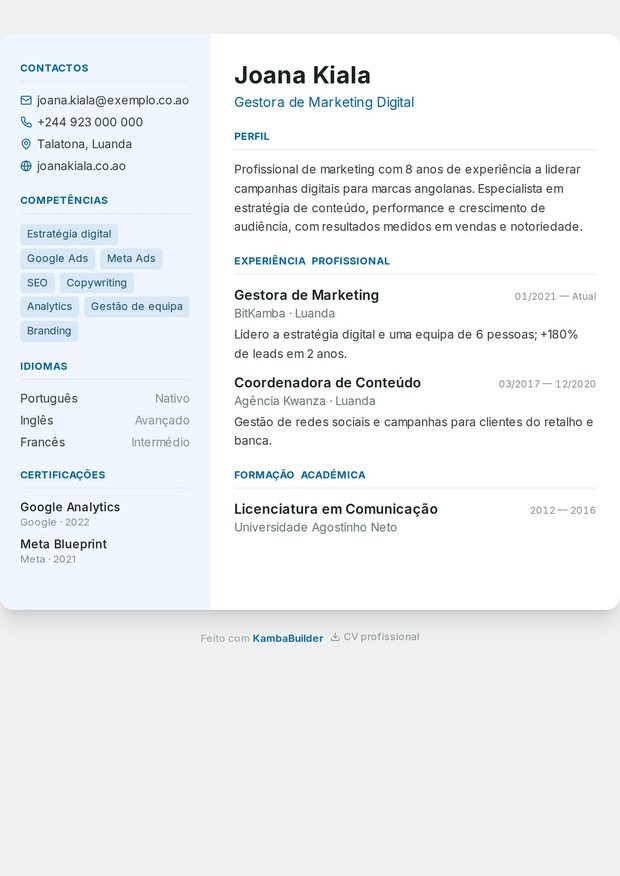 Modelo de currículo Técnico de Farmácia