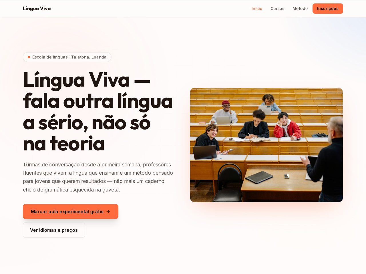 Capa de Língua Viva