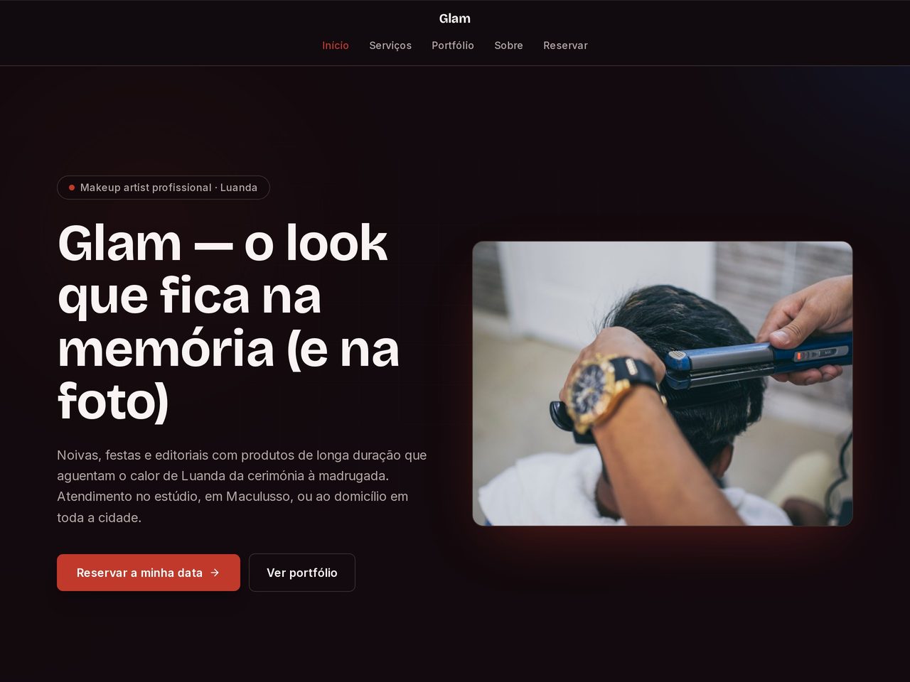 Tema Glam — Maquilhagem
