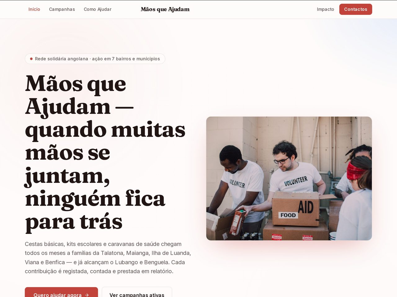 Capa de Mãos que Ajudam