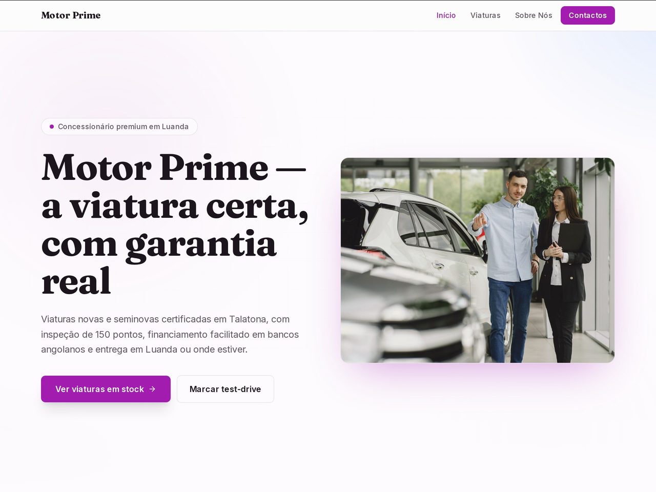 Capa de Motor Prime