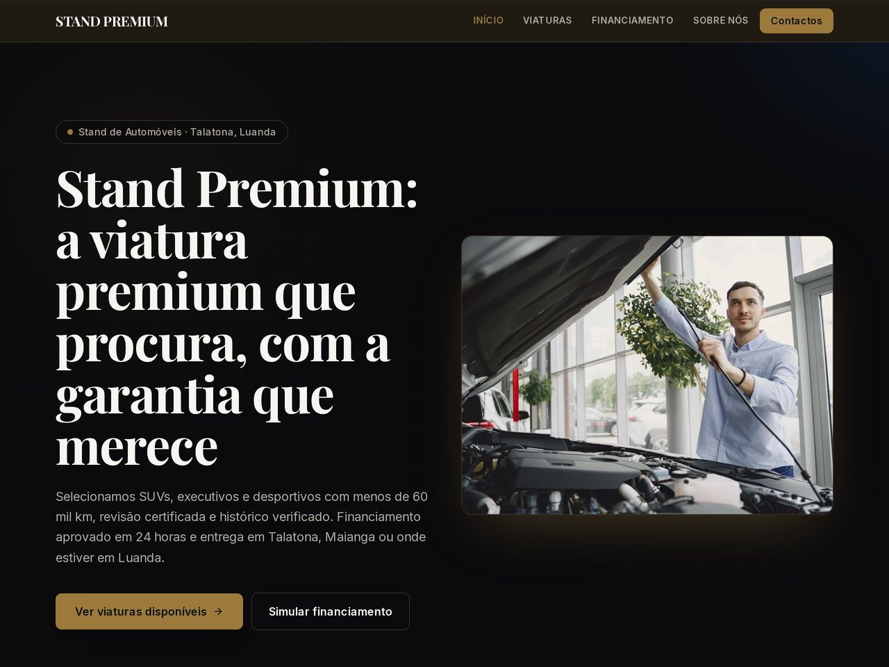 Capa de Stand Premium