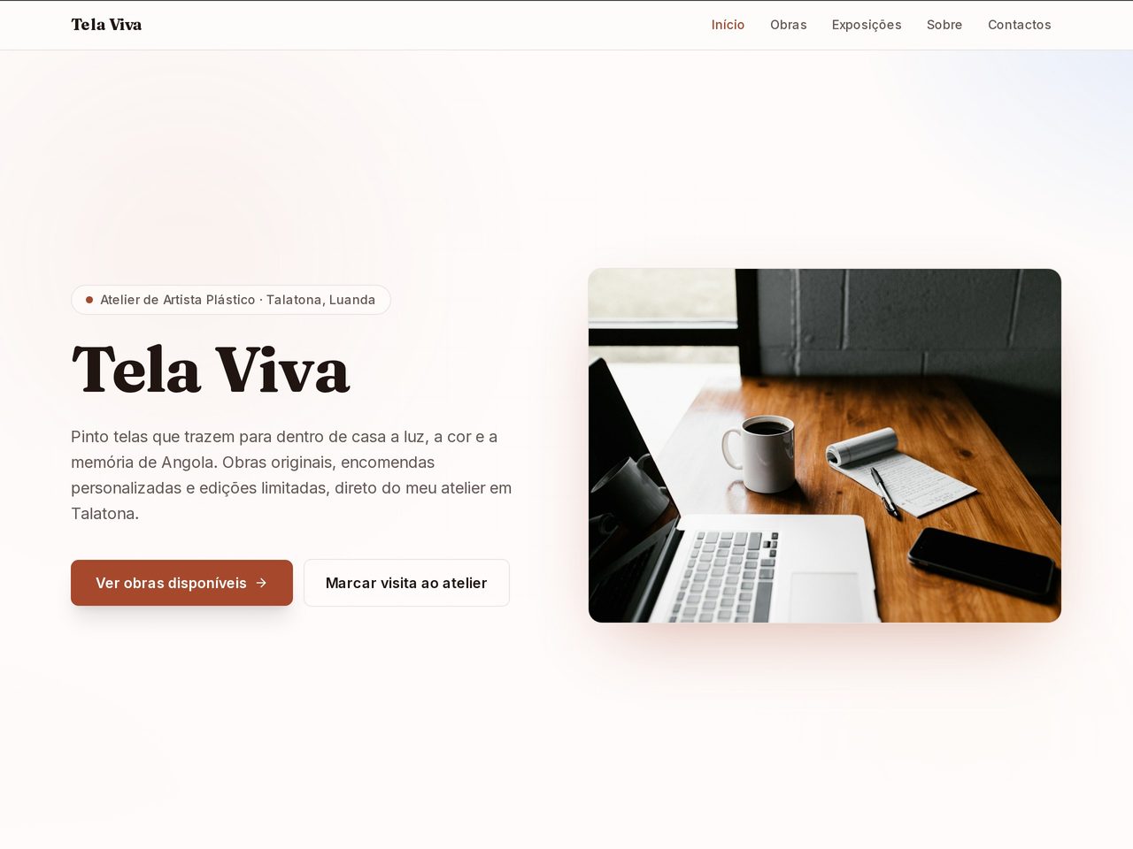 Capa de Tela Viva