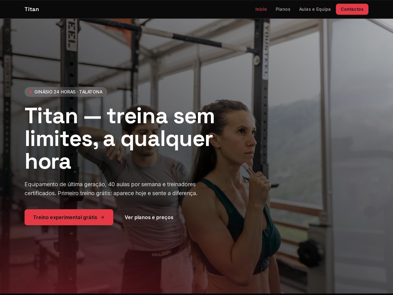 Tema Titan — Ginásio / Fitness
